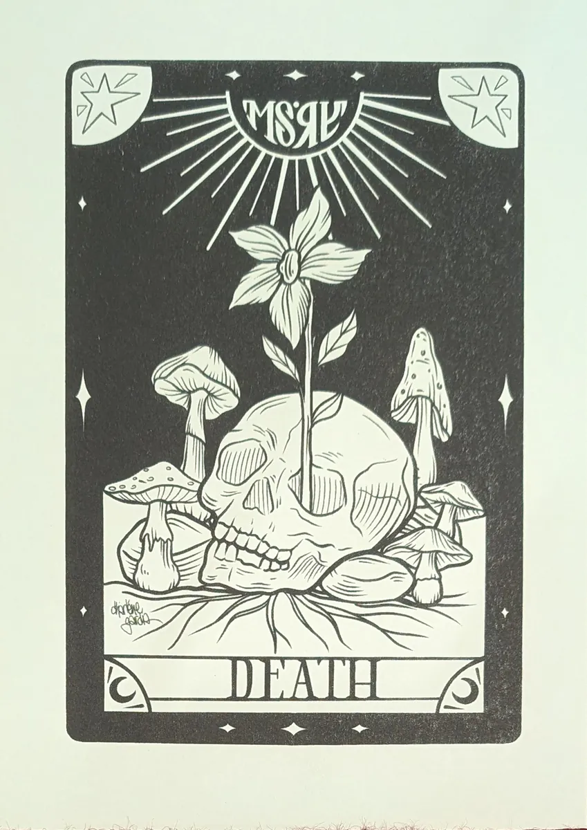 Death - Weiß-Schwarz